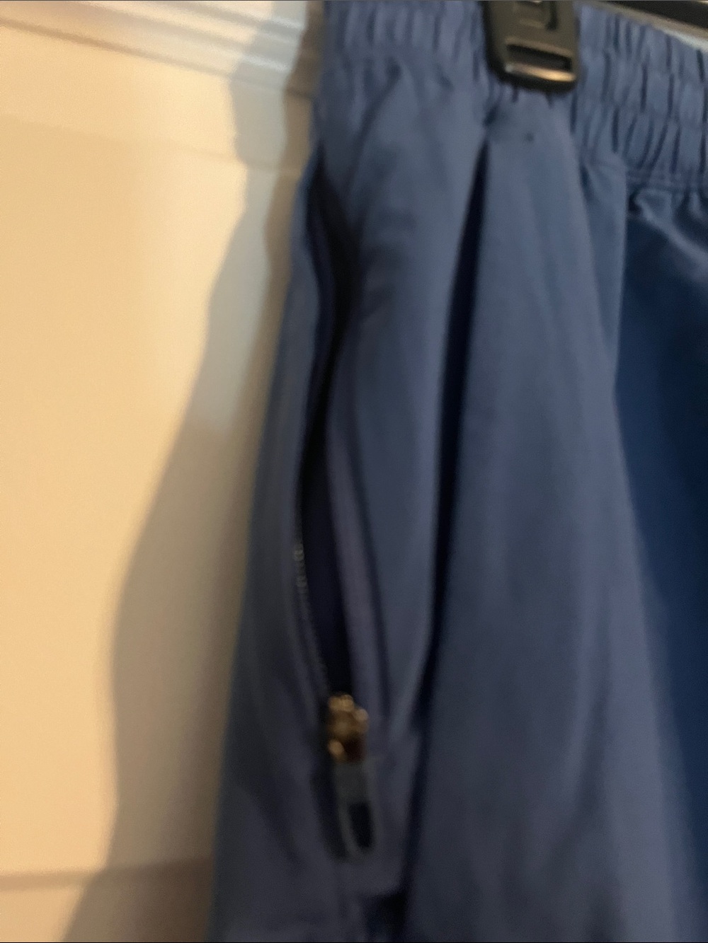 Lululemon mens 5” Unlined linerless Pace breaker Blue Shorts pockets athletic - Picture 2 of 5